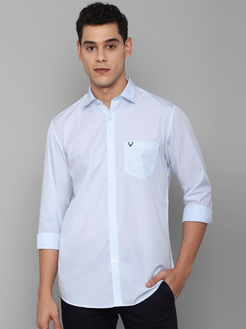 

Allen Solly Men Blue Slim Fit Cotton Casual Shirt