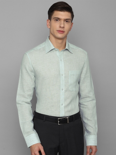 

Louis Philippe Men Green Formal Shirt