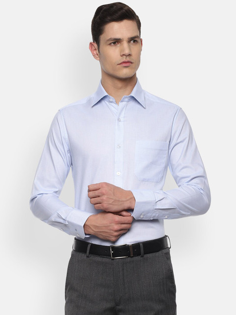 

Louis Philippe Men Blue Formal Shirt