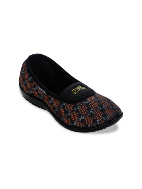 

Liberty Women Orange Printed Slip-On Sneakers
