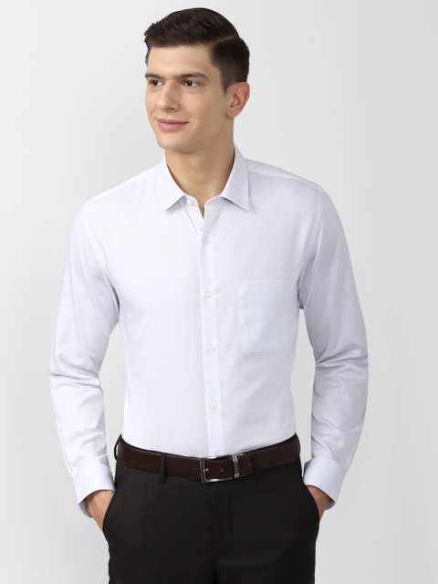 

Peter England Men White Slim Fit Formal Shirt