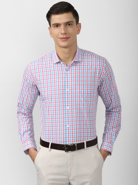 

Peter England Men Multicoloured Checked Formal Shirt, Multi