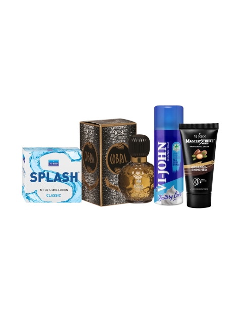 

VI-JOHN Men Set Of 4 Grooming Kit 220gm, Multi