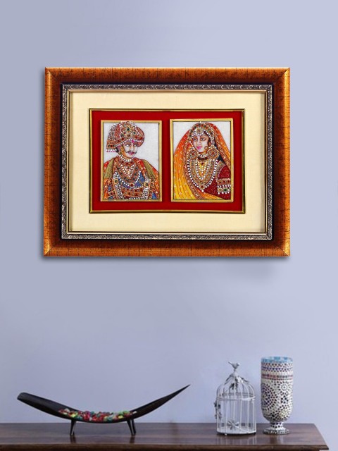 

Aapno Rajasthan Brown Marble Wall Painting