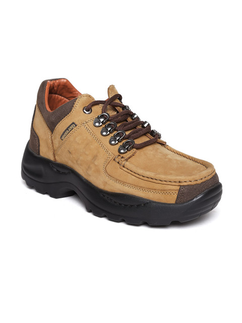 

Woodland ProPlanet Men Camel Brown Leather Casual Shoes