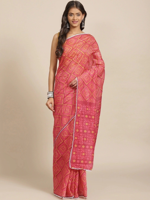

all about you Red & Mustard Saree