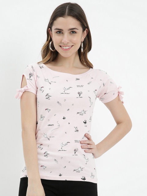 

V2 Value & Variety Beige Geometric Print Top