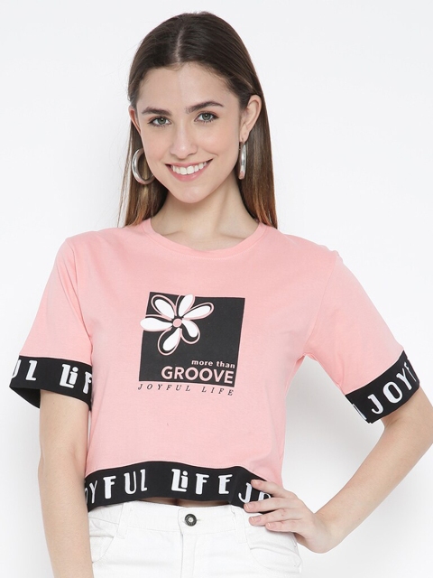 

V2 Value & Variety Beige Print Top