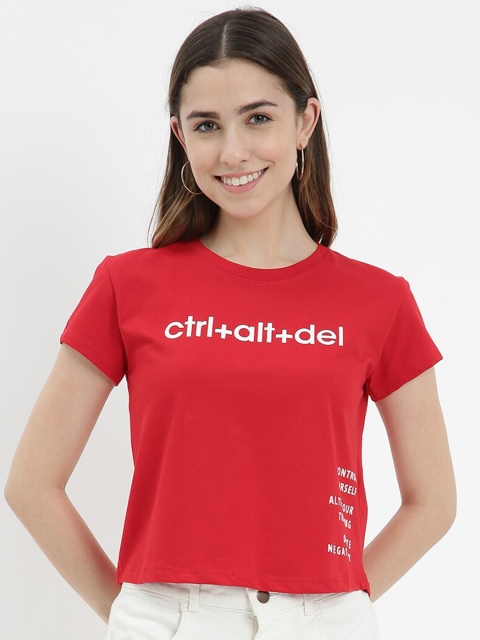 

V2 Value & Variety Red Print Top
