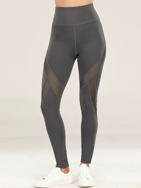 

URBANIC Women Grey Solid Tights