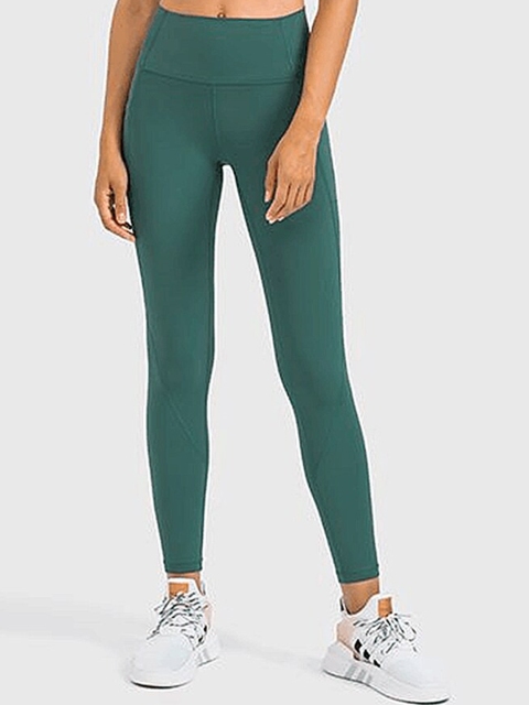 

URBANIC Women Green Solid Gym Tights