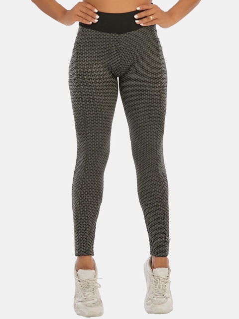 

URBANIC Women Charcoal Grey Solid Tights