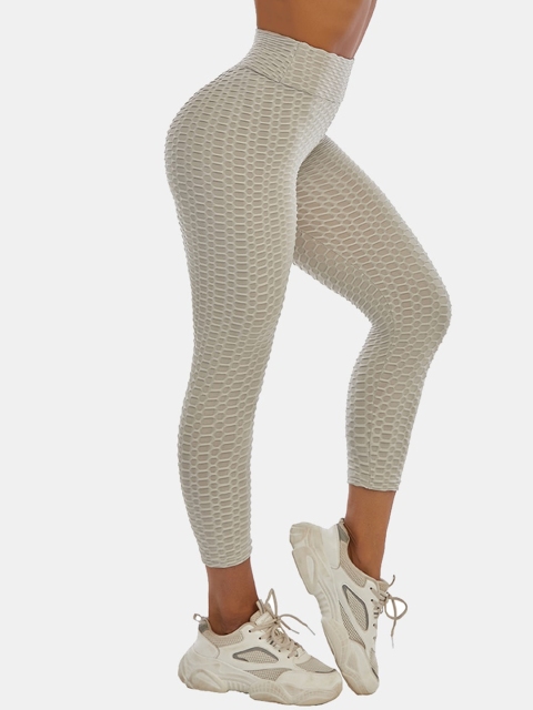 

URBANIC Women Grey Ruched Gym Tights