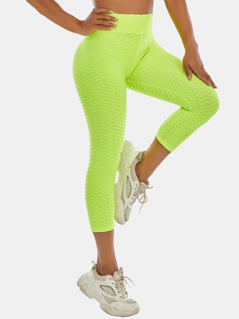 

URBANIC Women Green Solid Tights