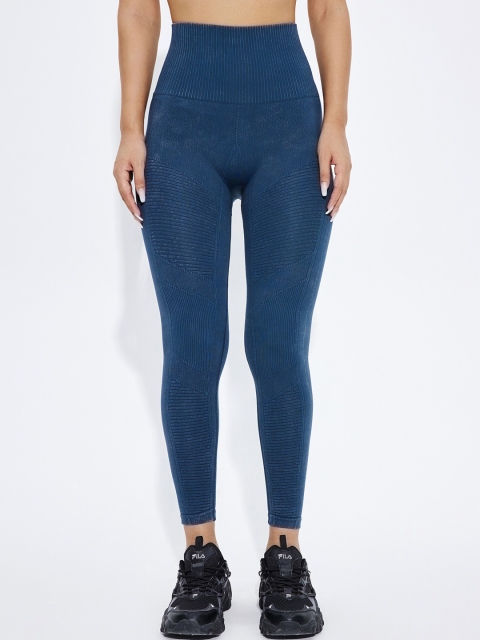 

URBANIC Women Blue Solid Tights