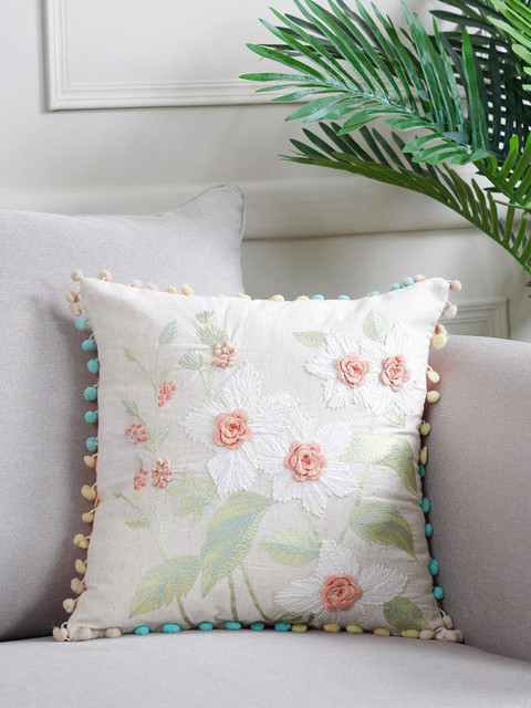 

Pure Home and Living Assorted Floral Square Cushion Covers