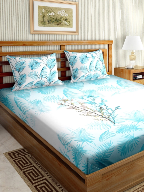 

BELLA CASA Unisex Blue Bedsheets