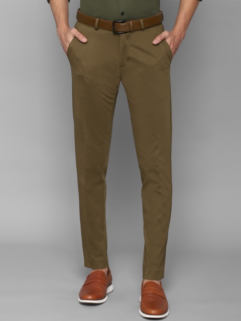 

Allen Solly Men Brown Slim Fit Trousers