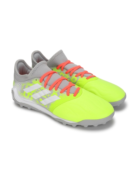 

ADIDAS Men Fluorescent Green Lace-Ups Sports Shoes, Grey
