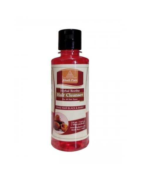 

Khadi Pure Gramodyog Reetha Shampoo - 210ml, Red