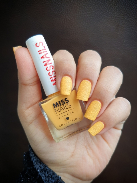 

MISS NAILS Pastel Collection Long Lasting Nail Polish, Yellow