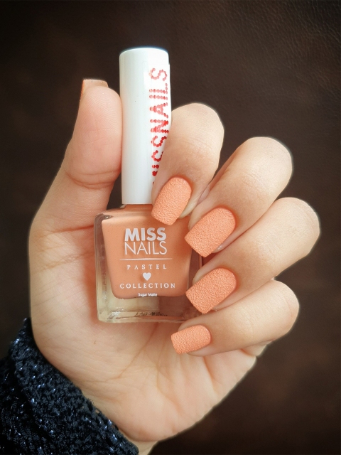 

MISS NAILS Pastel Collection Long Lasting Nail Polish, Camel brown