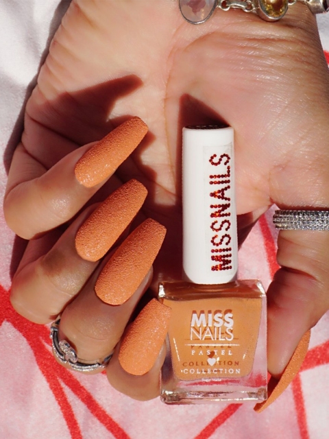

MISS NAILS Pastel Collection Long Lasting Nail Polish, Orange