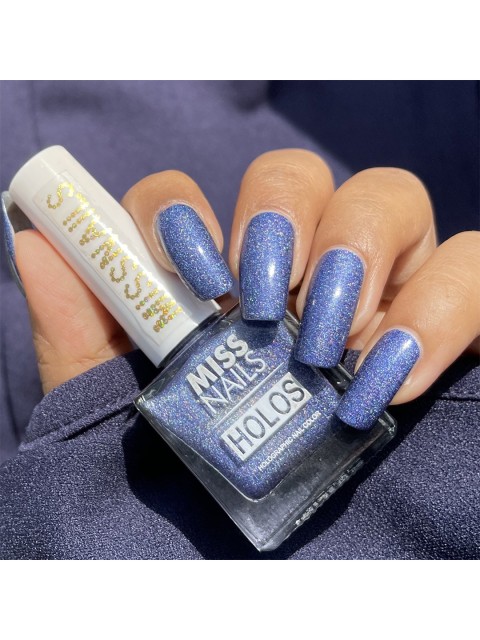 

MISS NAILS Holographic Long Lasting & Cruelty Free Nail Free Nail Polish, Multi