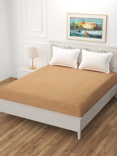 

Florida Beige Solid King Size Mattress Protector