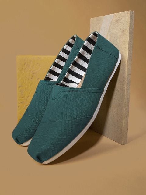 

FRATERNITY Men Green Solid Canvas Espadrilles