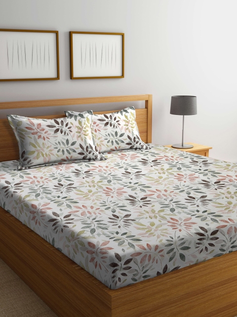 

BOMBAY DYEING Unisex Red Bedsheets