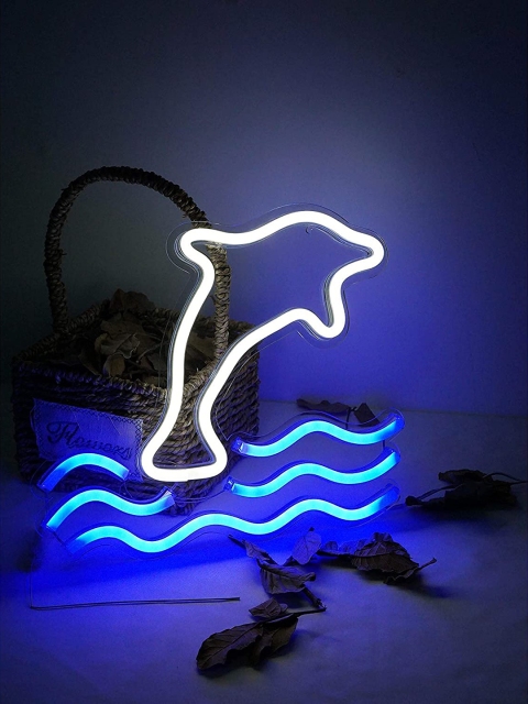 

XERGY Blue Dolphin Neon LED USB Powered Wall Lamp