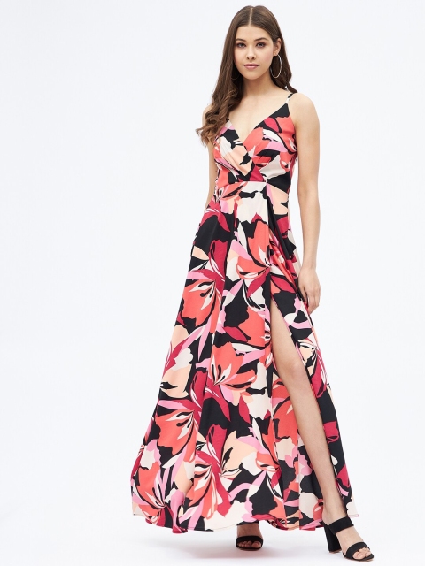 

Harpa Multicoloured Floral Crepe Maxi Dress, Multi