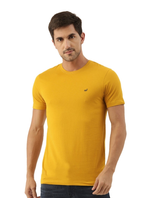 

3PIN Men Mustard Yellow & mimosa T-shirt