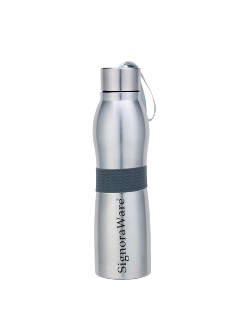 

SignoraWare Silver-Toned Single Walled Fridge Water Bottle Water Bottle