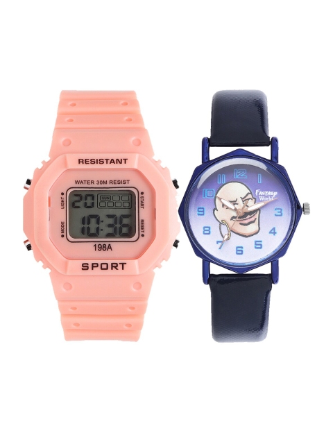 

Fantasy World Unisex Kids Orange Watch Gift Set