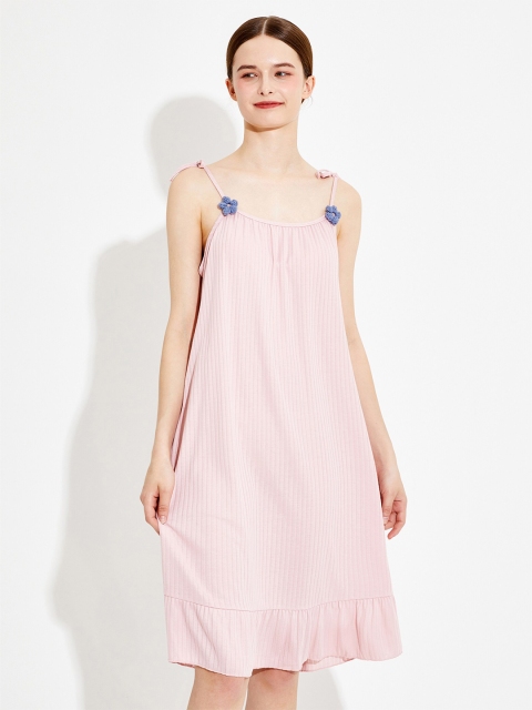 

URBANIC Pink Pure Cotton Nightdress