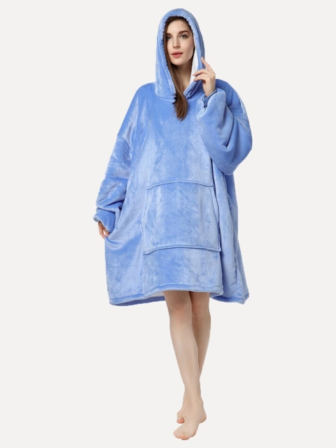 

URBANIC Women Blue Solid Nightdress