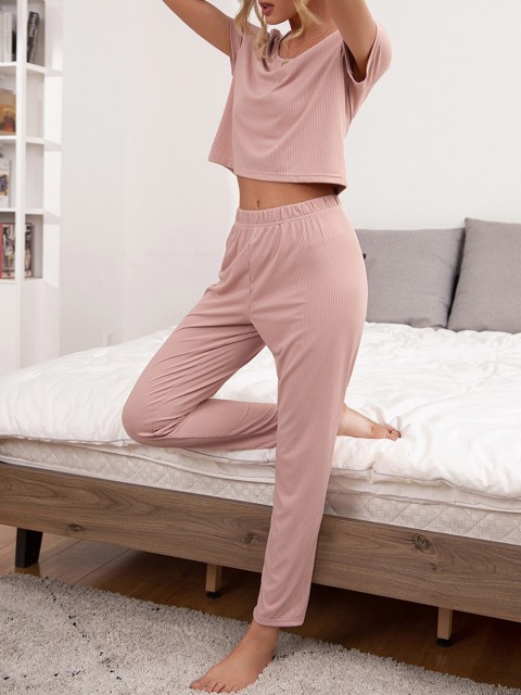 

URBANIC Women Pink Night suit