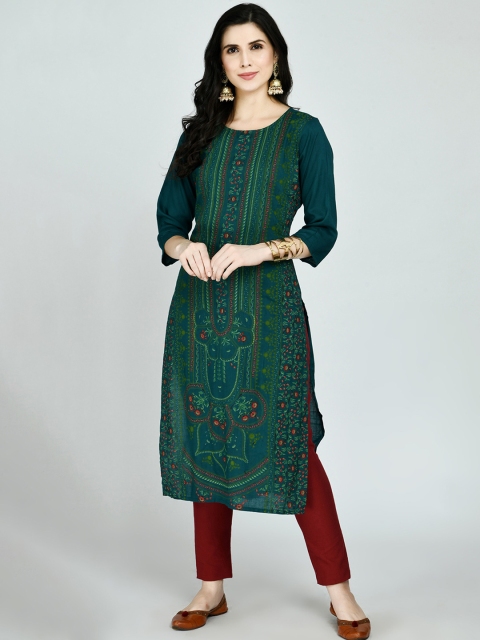 

KALINI Women Green Kurta