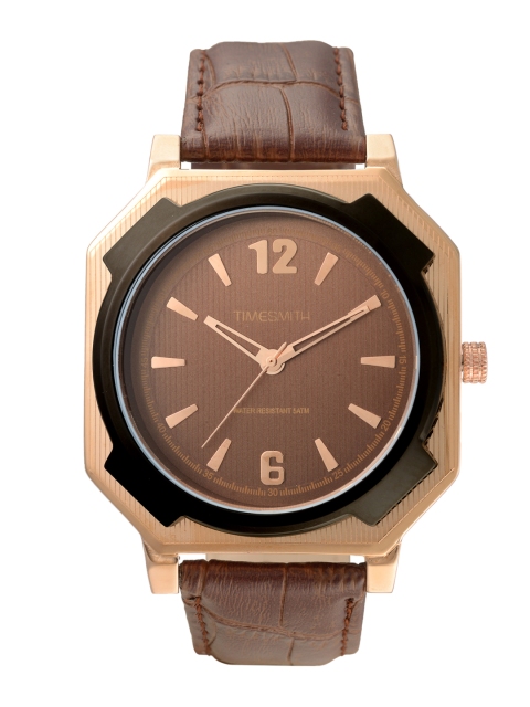 

TIMESMITH Men Brown Dial Watch TSM-116x