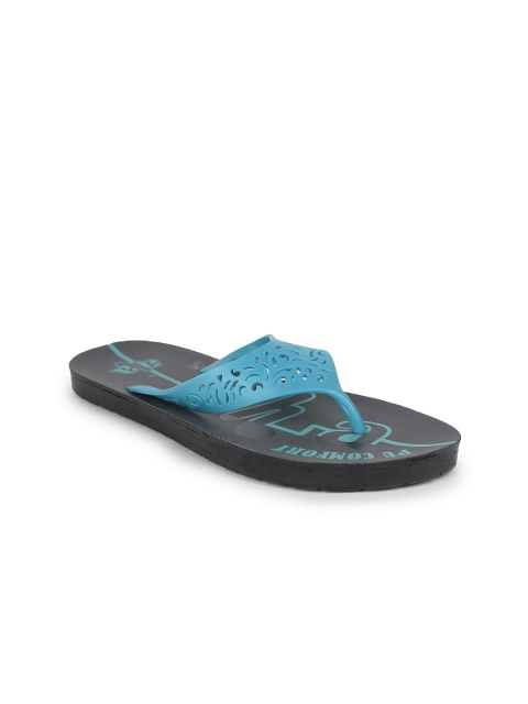 

Liberty Women Grey & Blue Printed Sliders
