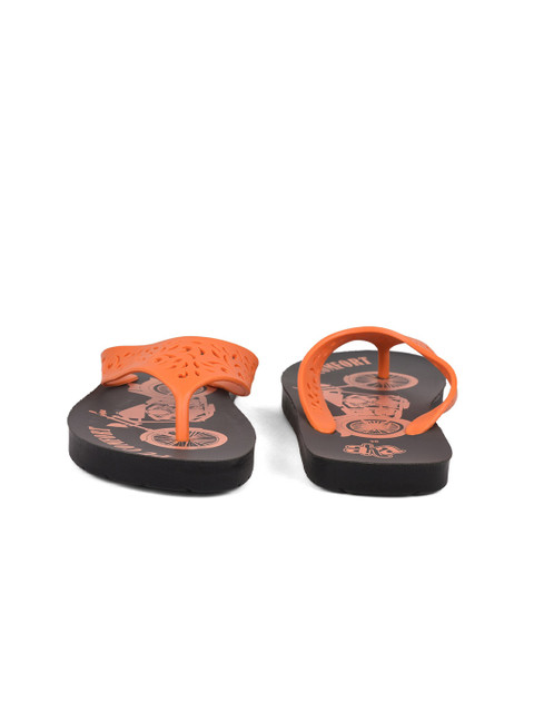 

Liberty Women Brown & Orange Printed Slip-On