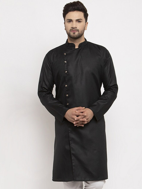 

Benstoke Men Black Kurta