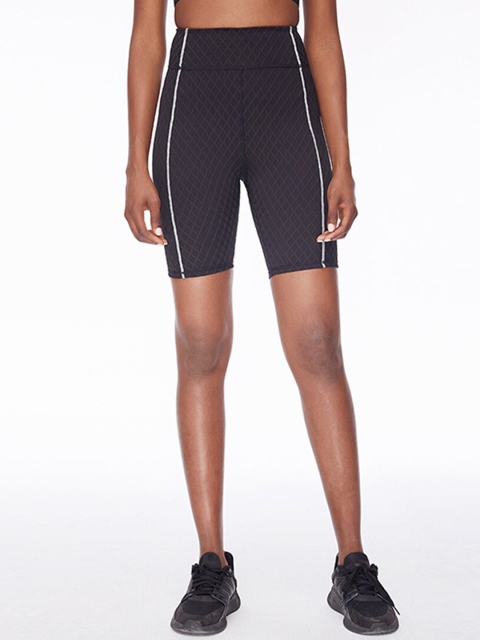

URBANIC Women Black Slim Fit Sports Shorts