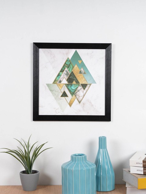 

HomeTown White Canvas Abstract Painting