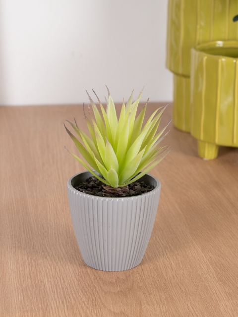 

HomeTown Green & Grey Succulent Artificial Plants With Pot