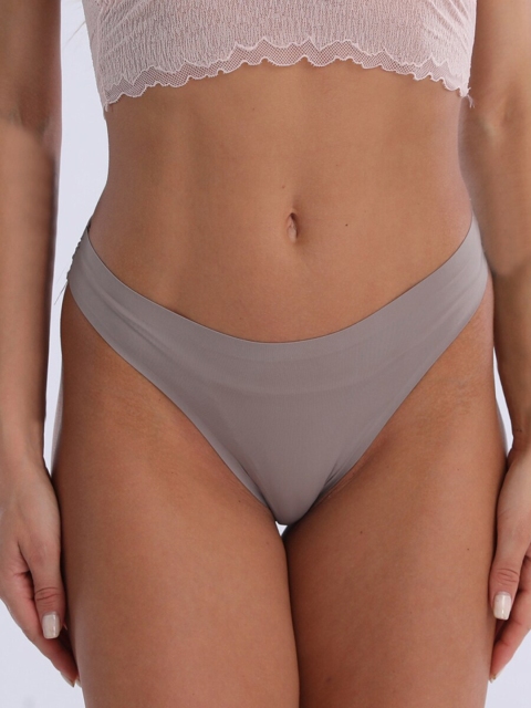 

URBANIC Women Grey Self Design Basic Briefs 59070