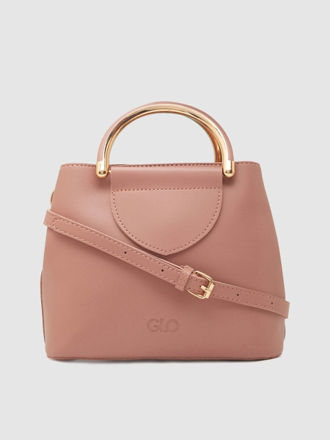 

Globus Taupe PU Structured Handheld Bag