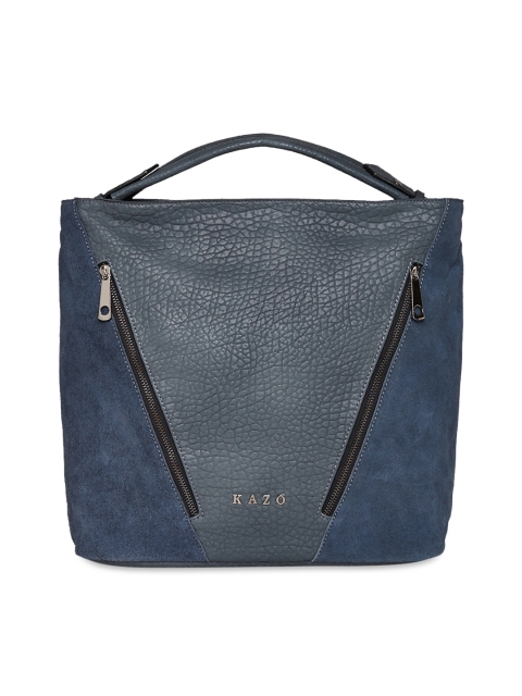 

Kazo Grey Textured Handheld Bag